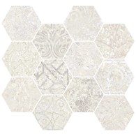 Aparici Bohemian Sand Mosaico Hexagonal 28x30