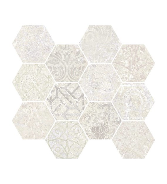 Aparici Bohemian Sand Mosaico Hexagonal 28x30