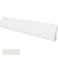 Equipe Pencil Bullnose White/Blanco 3x15 Mat