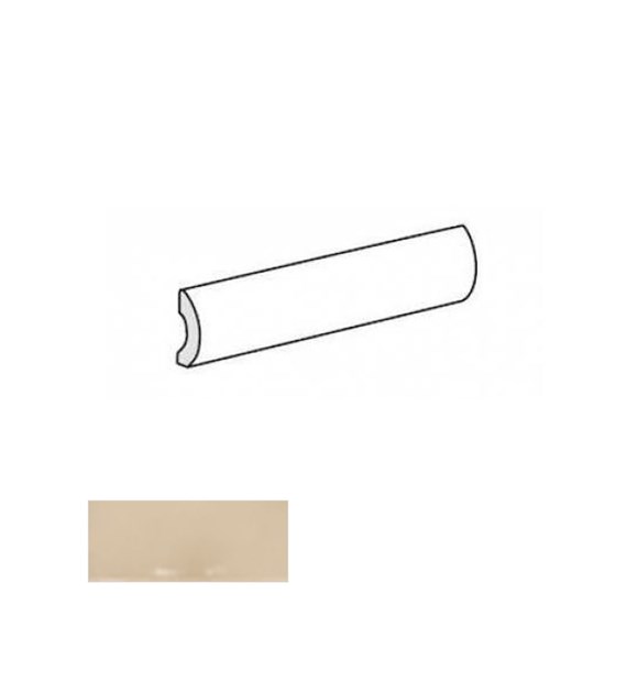 Equipe Manacor Pencil Bullnose Beige Argile 3x20