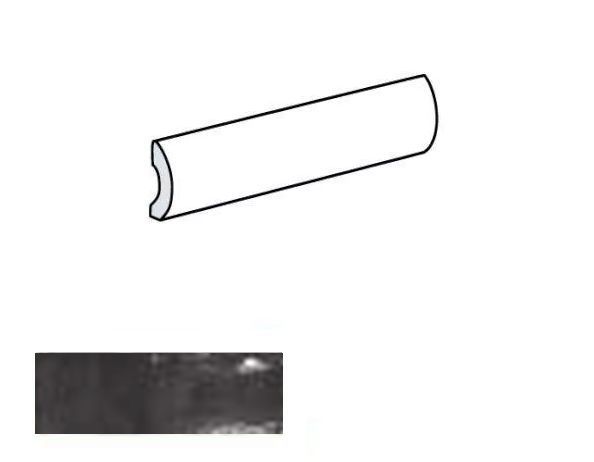 Equipe Altea Pencil Bullnose Black 3x20