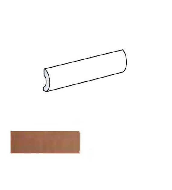 Equipe Argile Pencil Bullnose Cotto 3x20