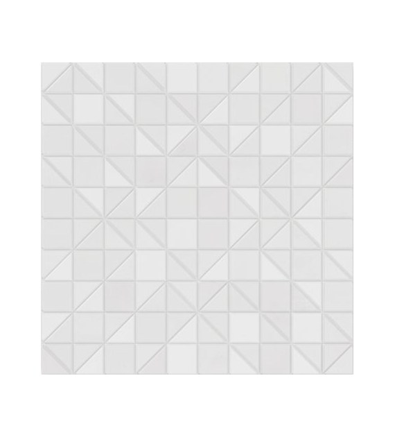 WoW Tesserae Like Blanc 28x28