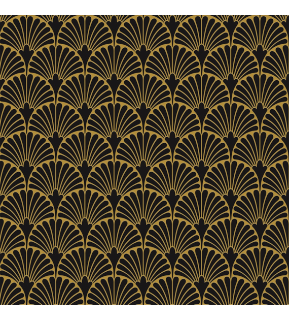 Aparici Art-Deco Black Manhattan 29,75x29,75 Natur