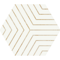Keros Hexa Venezia Oro 23x27 heksag.