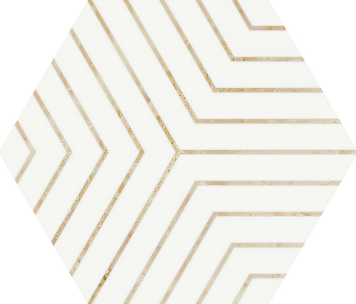 Keros Hexa Venezia Oro 23x27 heksag.