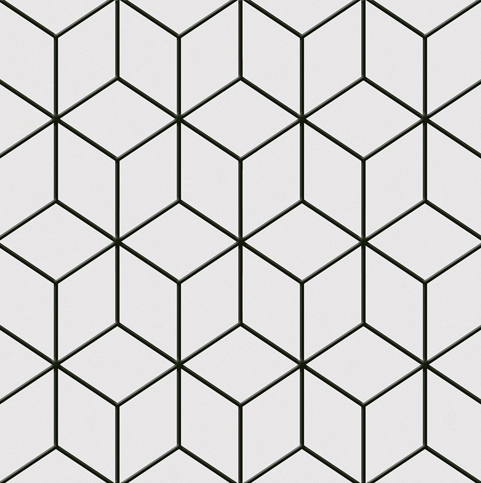 Keros Alhambra Negro 25x25