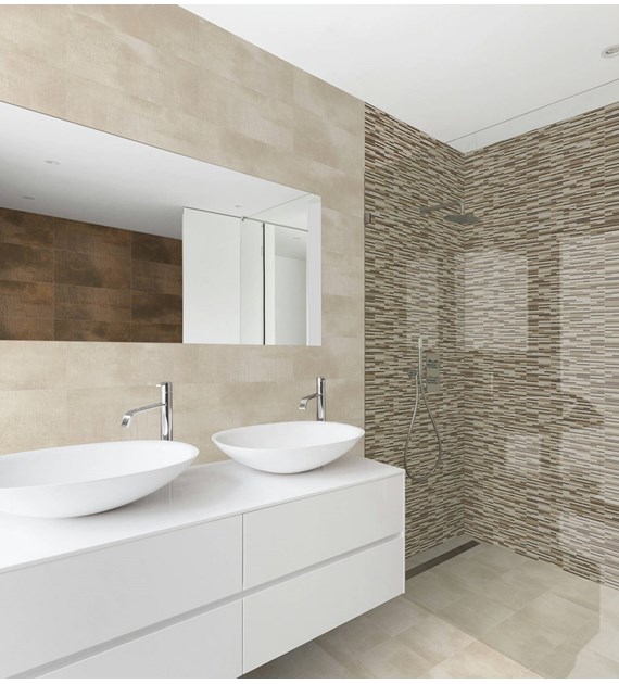 Keros Decorado Brick Beige 20x50 dekroac. beton