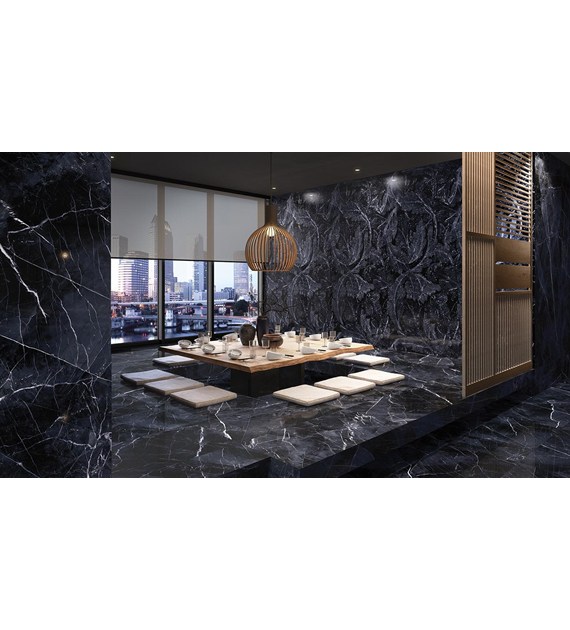 Emil TdM Rev. Calacatta Black 120x278 Lap marmur