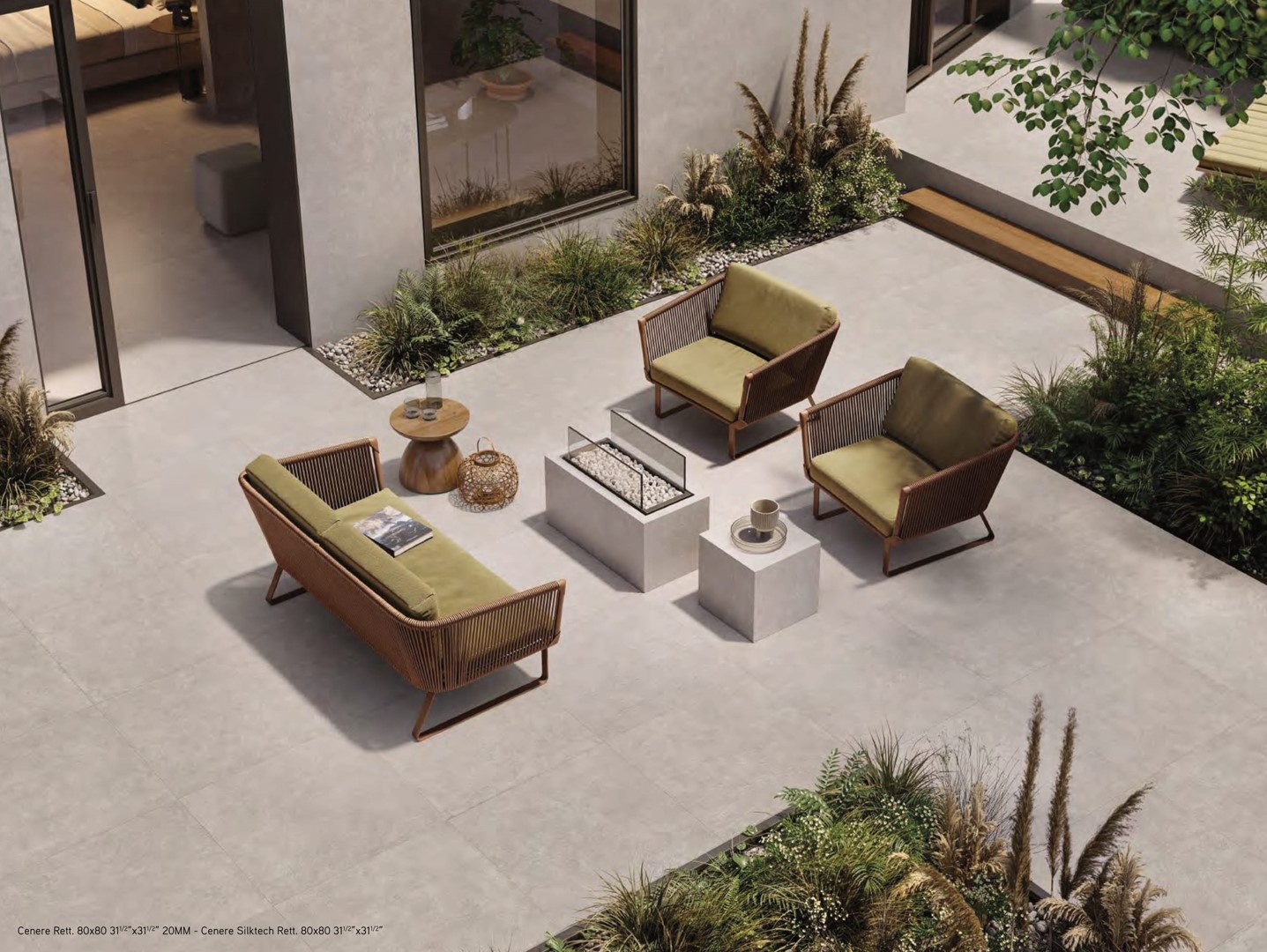 Emil Sixty Cenere 2cm 80x80 Nat beton