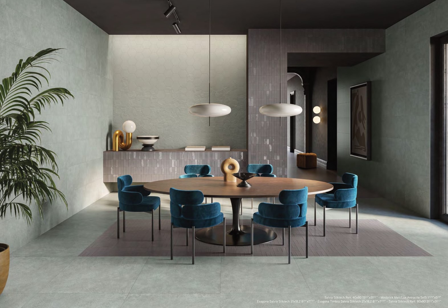 7Emil Sixty Salvia 40x80 Silktech beton