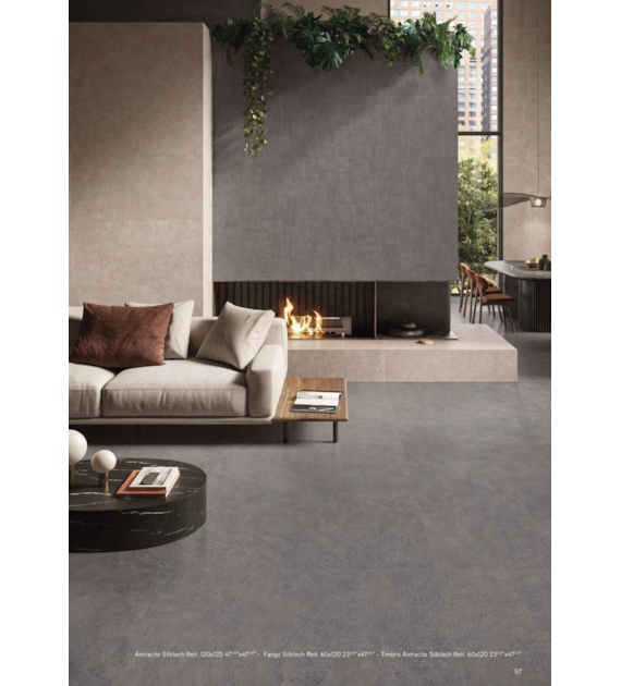 Emil Sixty Antracite 60x60 Silktech beton
