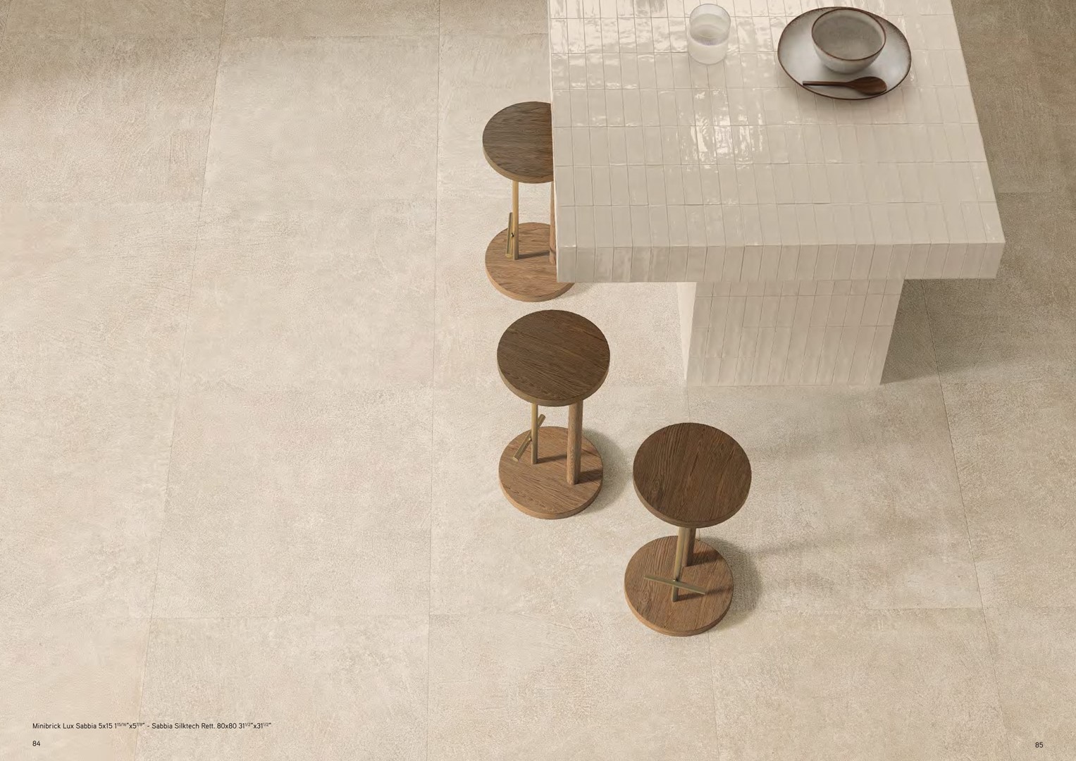 Emil Sixty Sabbia 60x60 Silktech beton