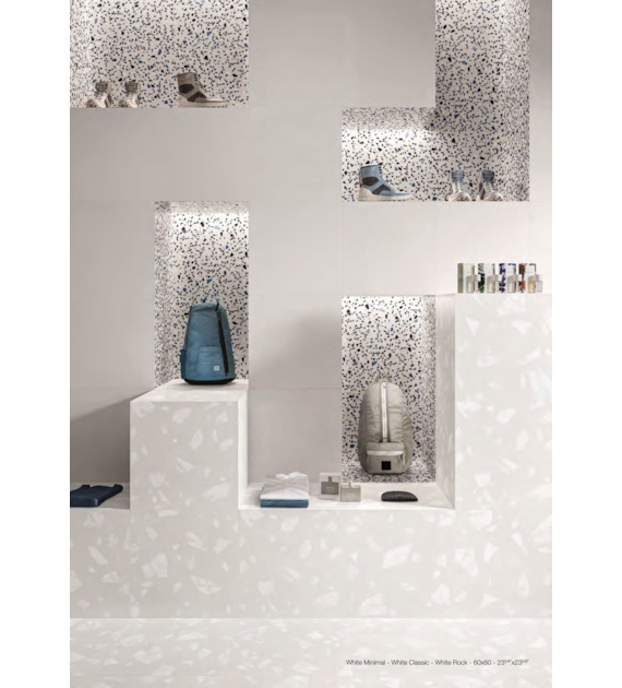 *Emil Medley White Minimal 60x60** Mat lastryko