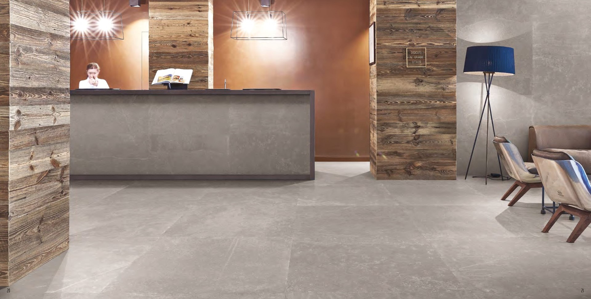 Emil Groove Bright Grey 60x60 kamień