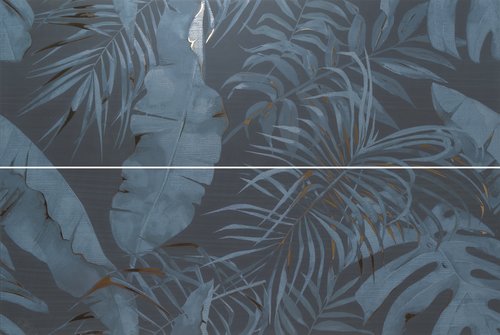 Ape Decor Set(2) Lost Paradise Blue 40x120