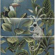Ape Decor Set(3) DEF Toucan Blue 40x120 Mat
