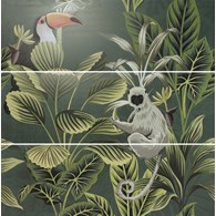 Ape Decor Set(3) DEF Toucan Green 40x120 Mat