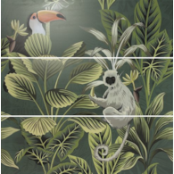 Ape Decor Set(3) DEF Toucan Green 40x120 Mat