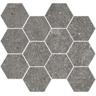 Aparici Lithops Grey Mosaico Hexagonal 28x30 Natur
