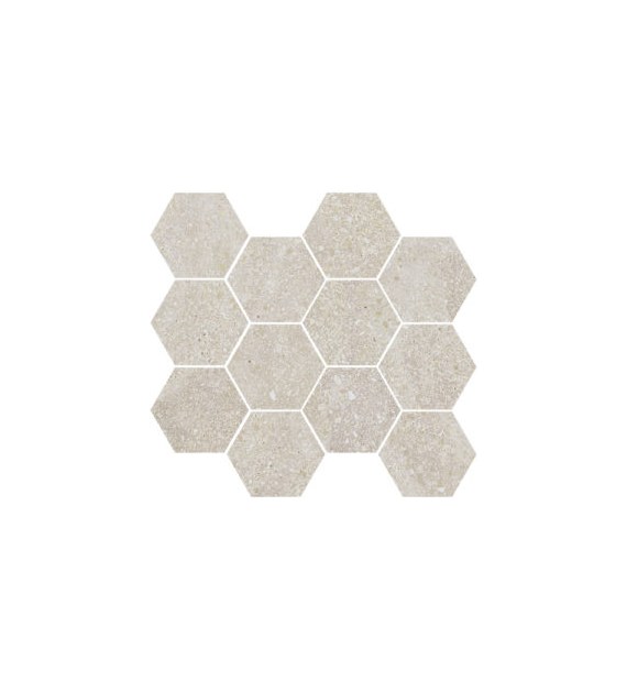 Aparici Lithops Ivory Mosaico Hexagonal 28x30 Natu