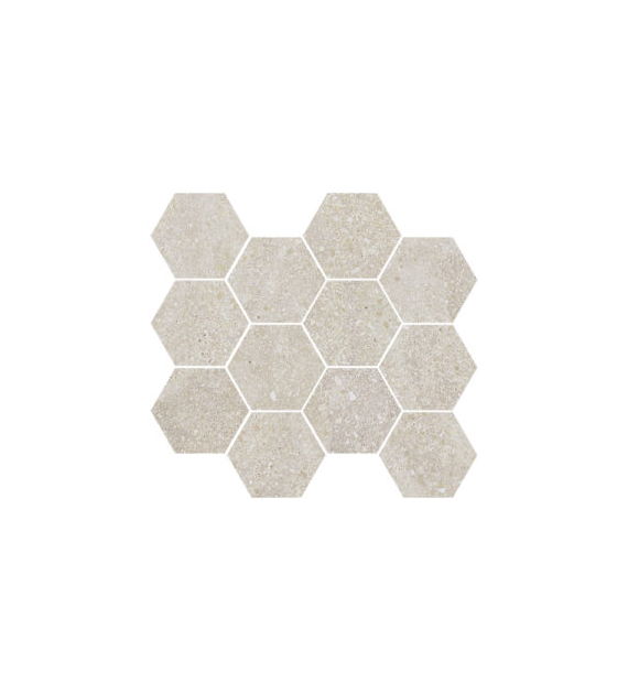 Aparici Lithops Ivory Mosaico Hexagonal 28x30 Natu