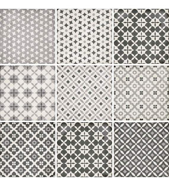 Equipe Art Nouveau Alameda Grey 20x20
