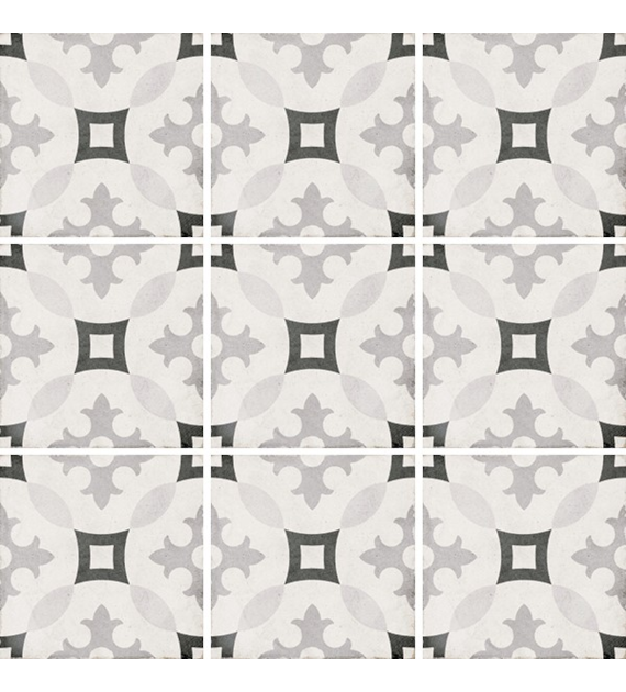 *Equipe Art Nouveau Karlsplatz Grey 20x20 Mat
