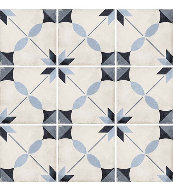 *Equipe Art Nouveau Arcade Blue 20x20