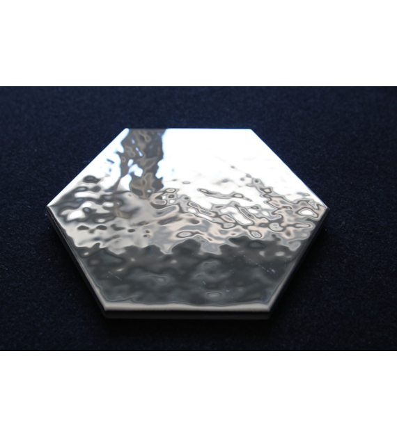 In The Tile Geom Silver 15x17 Gloss