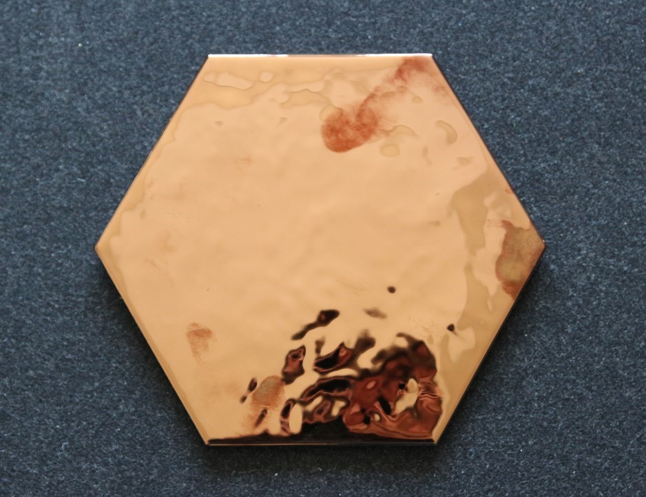 In The Tile Geom Rose Gold Gloss 15x17