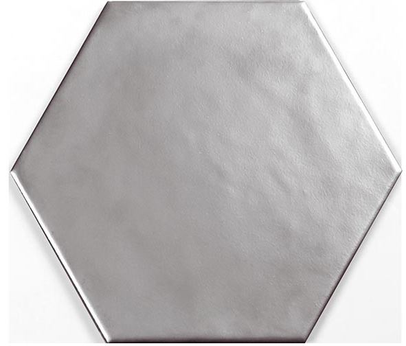 In The Tile Geom Silver 15x17 Matt