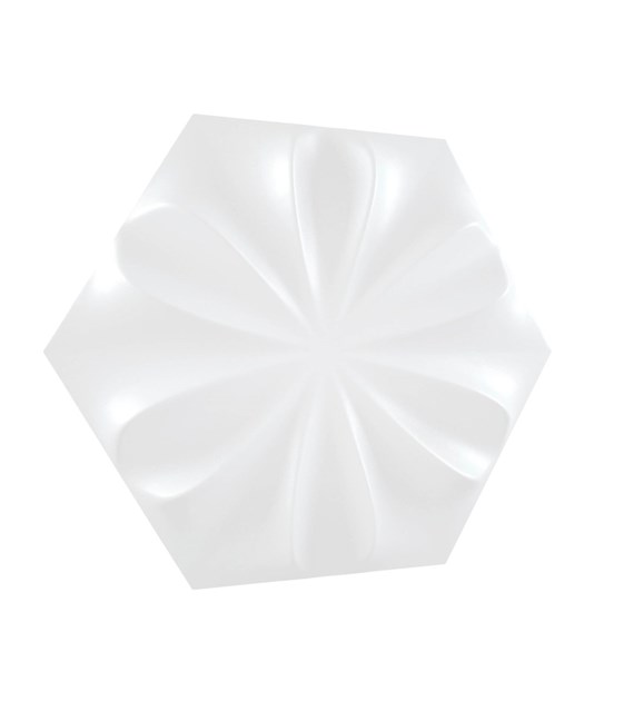 7WoW Fiore Ice White 21,5x25 Mat