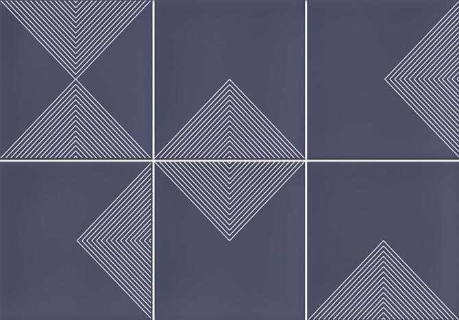 Vives Meguro Indigo 23x33,5