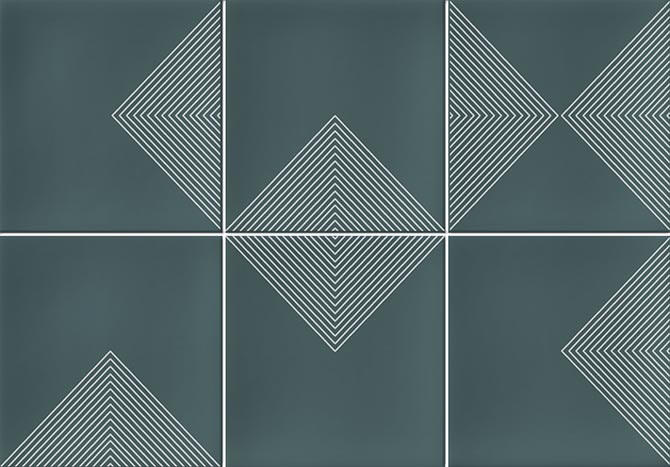 Vives Meguro Turquesa 23x33,5