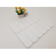 WoW Boho Tear White 10x25 Mat