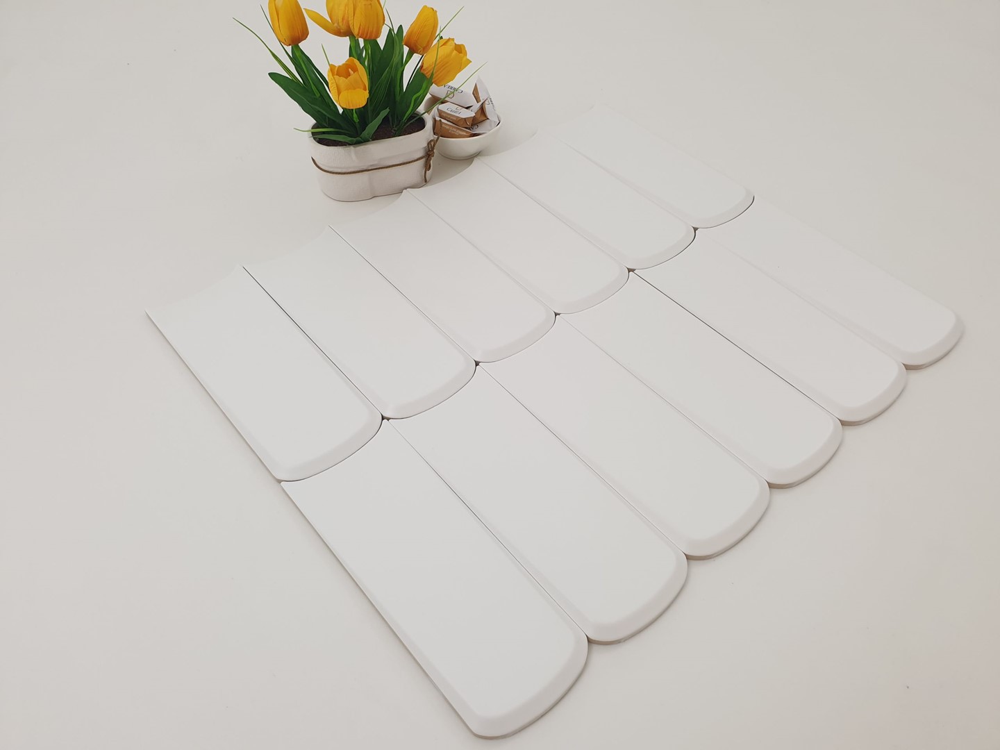 WoW Boho Tear White 10x25 Mat