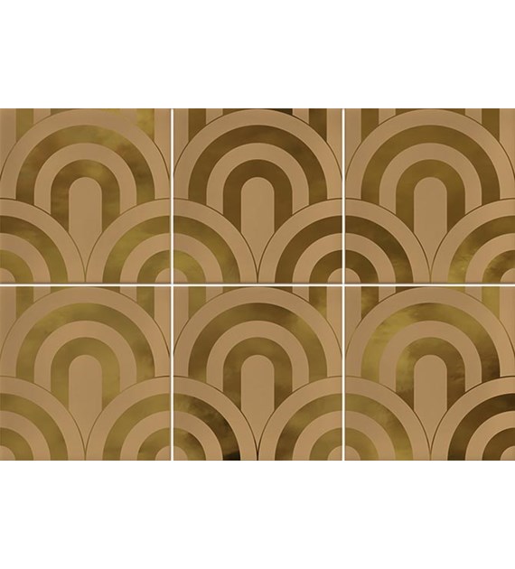 7Vives Takada Caramelo Oro 23x33,5
