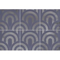 Vives Takada Indigo Plata 23x33,5