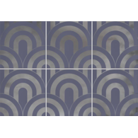 Vives Takada Indigo Plata 23x33,5