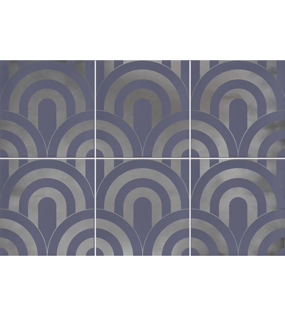 Vives Takada Indigo Plata 23x33,5