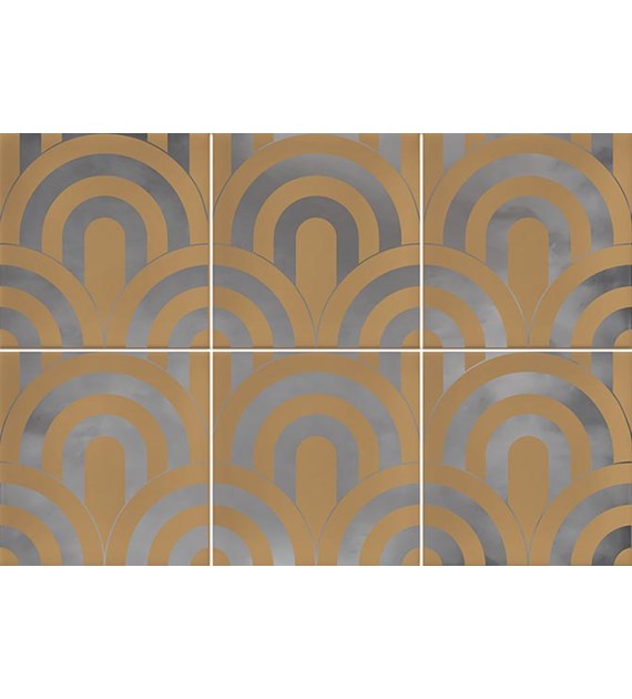 7Vives Takada Caramelo Plata 23x33,5