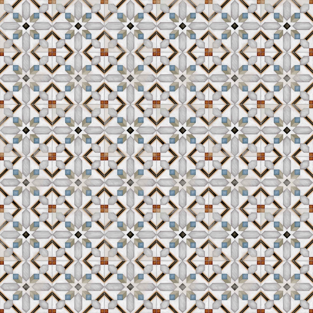 Vives Demel Multicolor 20x20