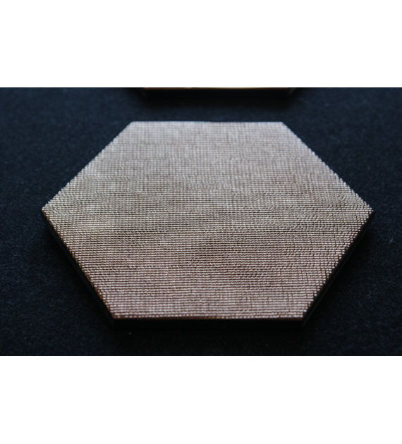 In The Tile Geom Rose Gold Text 15x17
