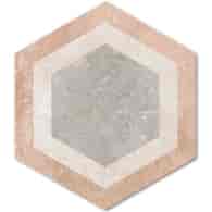 7Vives Hexagono Bushmills Multicolor 23x26,6
