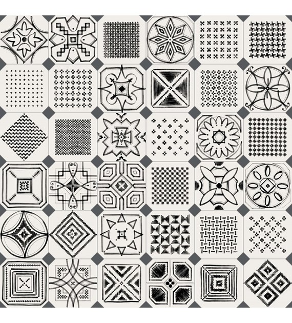5*Vives Octogono Variette Sombra 20x20