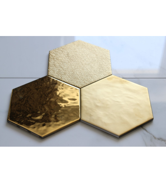 In The Tile Geom Gold 15x17 Gloss
